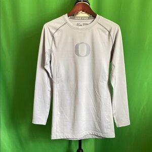 Oregon Nike Pro Gray Running Shirt